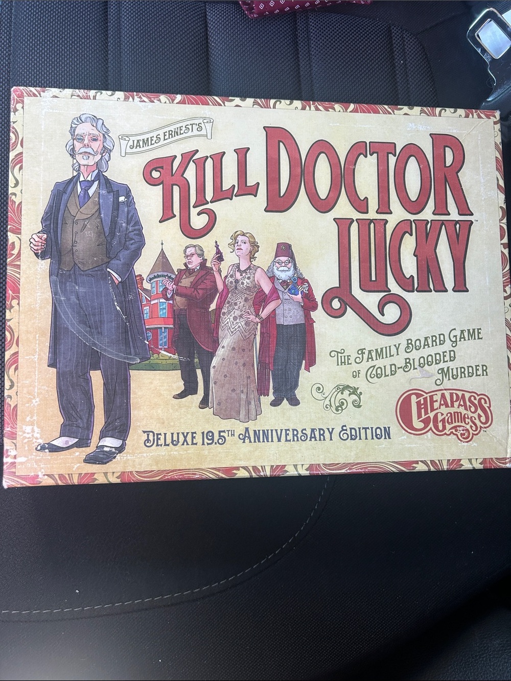 Kill Doctor Lucky Deluxe Family Board Game - Beige and Red